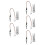5Pièces Kit Bougie Allumage 12V Chauffage Efficace Multi 8