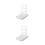 2Pièces Support Drain Porte Éponge Tissu Cuisine 8