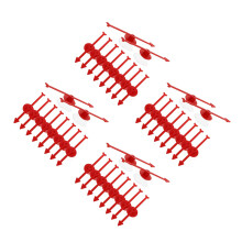 40Pièces Flèches En Plastique Rouge, Accessoires Jeu, Rotation Facile