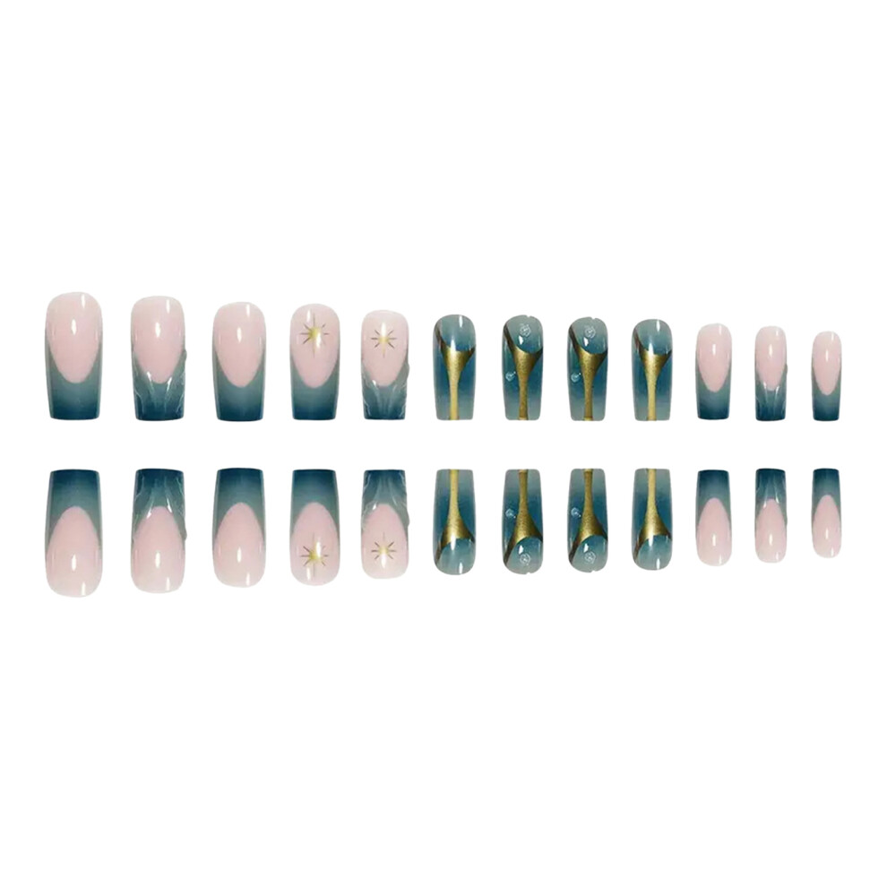 Dachuang Beauty French Tip Press On Nails - Long Lasting & Flexible