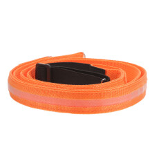 Bretelles LED Orange Réglables Adultes Lumineuses Fêtes