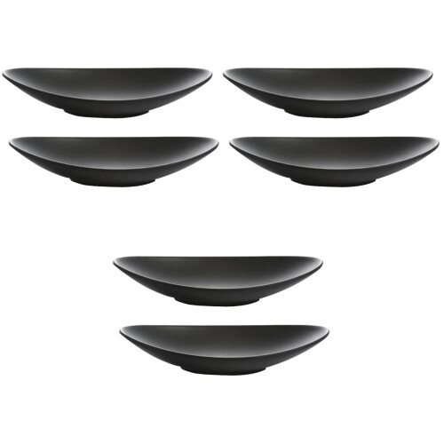 6Pièces Plateau Noir Pour Sushi Buffet Restaurant 2