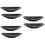6Pièces Plateau Noir Pour Sushi Buffet Restaurant 7