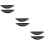 6Pièces Plateau Noir Pour Sushi Buffet Restaurant 8