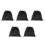 5Pièces De Rangement Casque Polyester Noir Résistant Voyage 5
