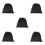 5Pièces De Rangement Casque Polyester Noir Résistant Voyage 7