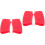 4Pièces Protection Poignées Silicone Rouge Résistance Chaleur Four 5