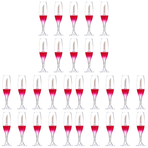 30Pièces Flacons Rouges Vides Pour Gloss À Usage Voyage 1