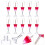 30Pièces Flacons Rouges Vides Pour Gloss À Usage Voyage 10