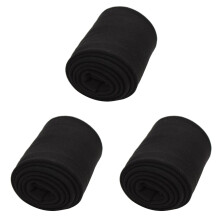3St Stretchy Zwarte Tights Dames, Comfortabel Katoen