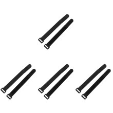 8St Zwarte Nylon Kraai Bescherm Nekband Verstelbare Kipband
