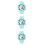 3Pièces Waterproof Strap Ajustable Clair 1
