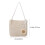Beige Stro Strandtas Met Duurzaam Woven Design 2