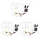 12Pièces Angel Eyes , Multicolores, Usage Déco Et 1