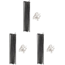 90Pièces Rayons De Noir En Acier Premium Pour Accessoires Bike