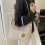 Beige Stro Strandtas Met Duurzaam Woven Design 11