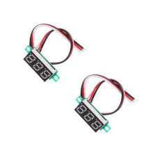 2Pièces Module Voltmètre Digital Mini LED Précis Pour