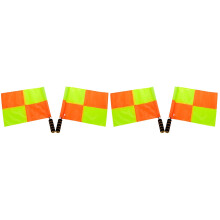 4Pièces Fanions Robustes Légers Pour Arbitres De Match