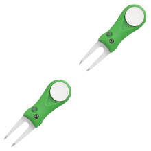 2St Golf Divot Tool Vouwbaar Met Balmarker En ABS Handvat