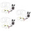 12Pièces Angel Eyes , Multicolores, Usage Déco Et 7