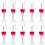 30Pièces Flacons Rouges Vides Pour Gloss À Usage Voyage 1