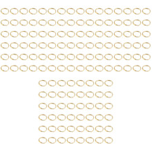 1500Pièces Anneaux Ouverts Dorés Fer Premium Pour DIY