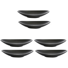 6Pièces Plateau Noir Pour Sushi Buffet Restaurant
