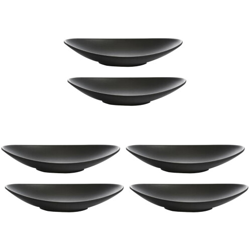 6Pièces Plateau Noir Pour Sushi Buffet Restaurant