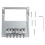 3Pièces Pont Remplacement Guitare Tl Argent Double Humbucker 1
