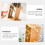 Support De Rangement En Bambou Beige Pour Ustensiles De Cuisine 7