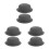 6Pièces Cache- Couvercle Silicone Antichaleur Pour Cuisine 10