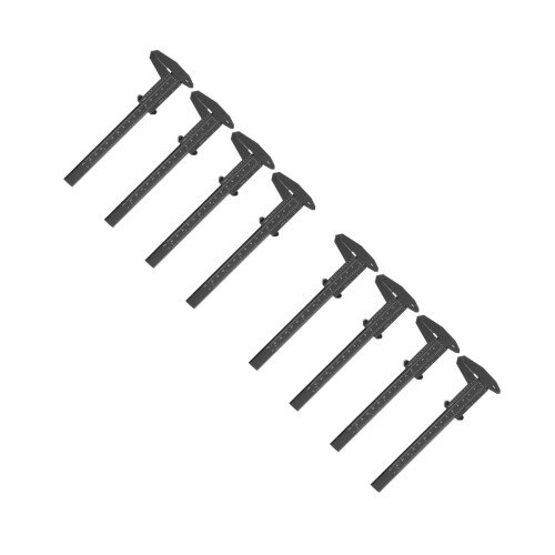 8Pcs Plastic Pocket Caliper for Woodworking and DIY Use