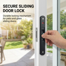 Sliding Door Lock - Durable Metal, Easy Install