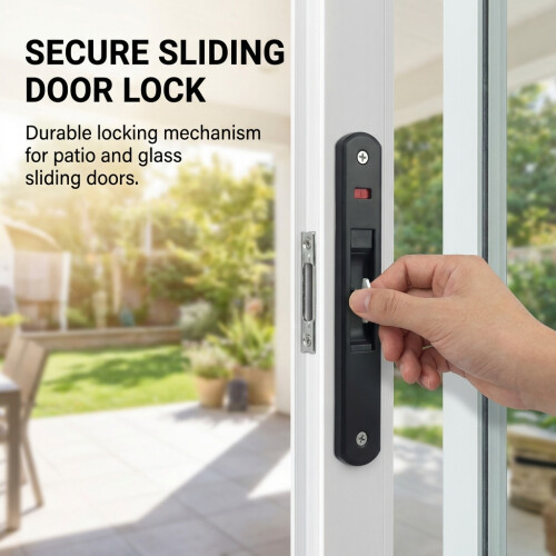 Sliding Door Lock - Durable Metal, Easy Install