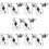 5Paires Oreilles Poker Style Original Pour 9