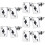 5Paires Oreilles Poker Style Original Pour 11