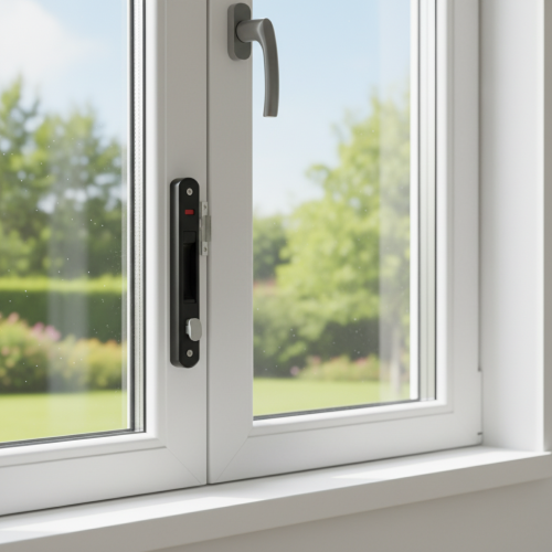 Sliding Door Lock - Durable Metal, Easy Install 1