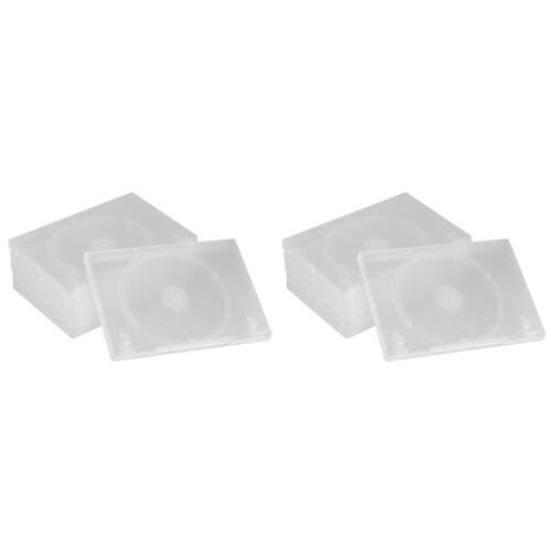 12Pièces Étuis Blancs Pour Cd Design Séparé 2