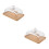 2Sets Multifunctionele Cakeplateau Met Handvat, En Transparant 1