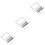 3Pièces Pont Remplacement Guitare Tl Argent Double Humbucker 6