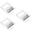 3Pièces Pont Remplacement Guitare Tl Argent Double Humbucker 8
