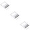 3Pièces Pont Remplacement Guitare Tl Argent Double Humbucker 10