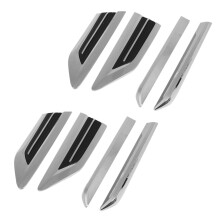 8X for 2016 2017 2018 Mk2 Door Side Wing Emblem Badge Sticker Trim