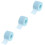 3Rolls Adjustable Sky-Blue Eyelash Extension Tape for Makeup 5