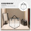 2Pcs Triangle Hanger Organizer Bag PVC with Handles for Closet Storage 9