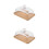 2Sets Multifunctionele Cakeplateau Met Handvat, En Transparant 3
