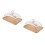 2Sets Multifunctionele Cakeplateau Met Handvat, En Transparant 4