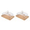2Sets Multifunctionele Cakeplateau Met Handvat, En Transparant 7