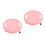 2Pièces Roue Roller Rose Core Fitness Disques Pour Exercices 6