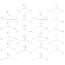 20Pièces Cintres Métal Rose Or Pour Tenues Et Vêtements Animaux